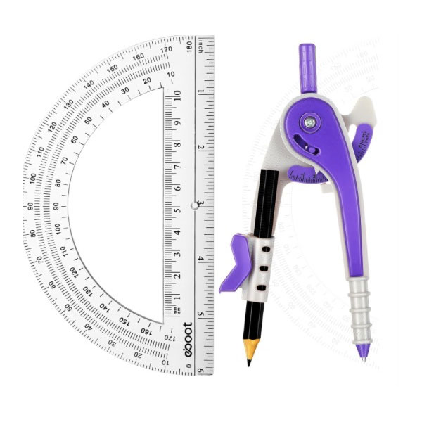 Set Kompas Gambar Cepat dengan Adaptor